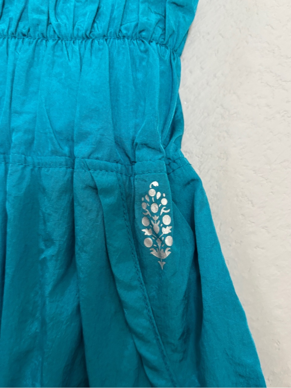 Free People Movement High Rise The Way Home  Athletic Short Teal Size Small - Picture 3 of 7